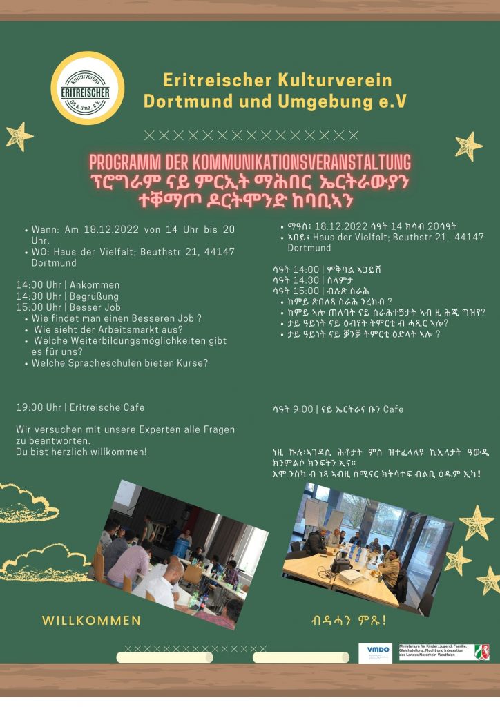 Programm der Kommunikationsveranstaltung